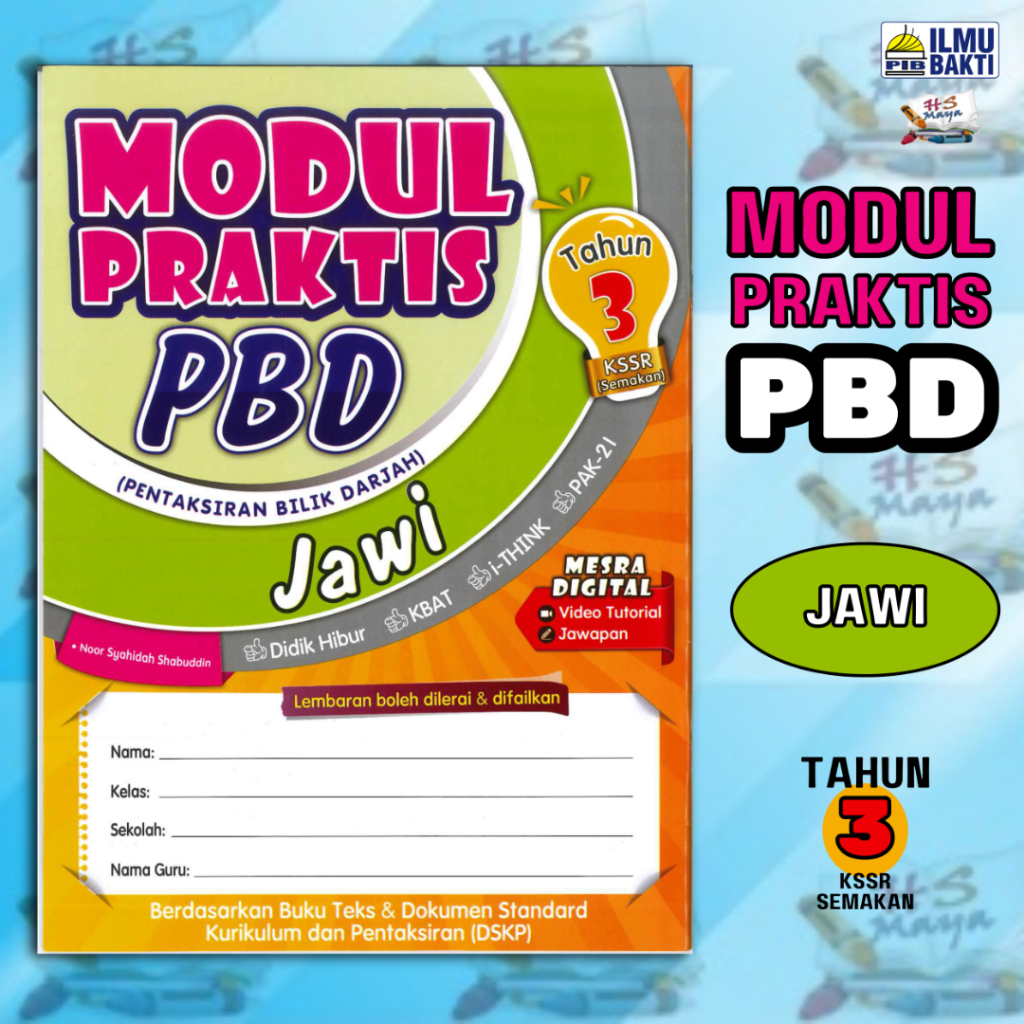 Buku Latihan Modul Praktis Pbd Jawi Tahun Kssr Semakan Penerbit