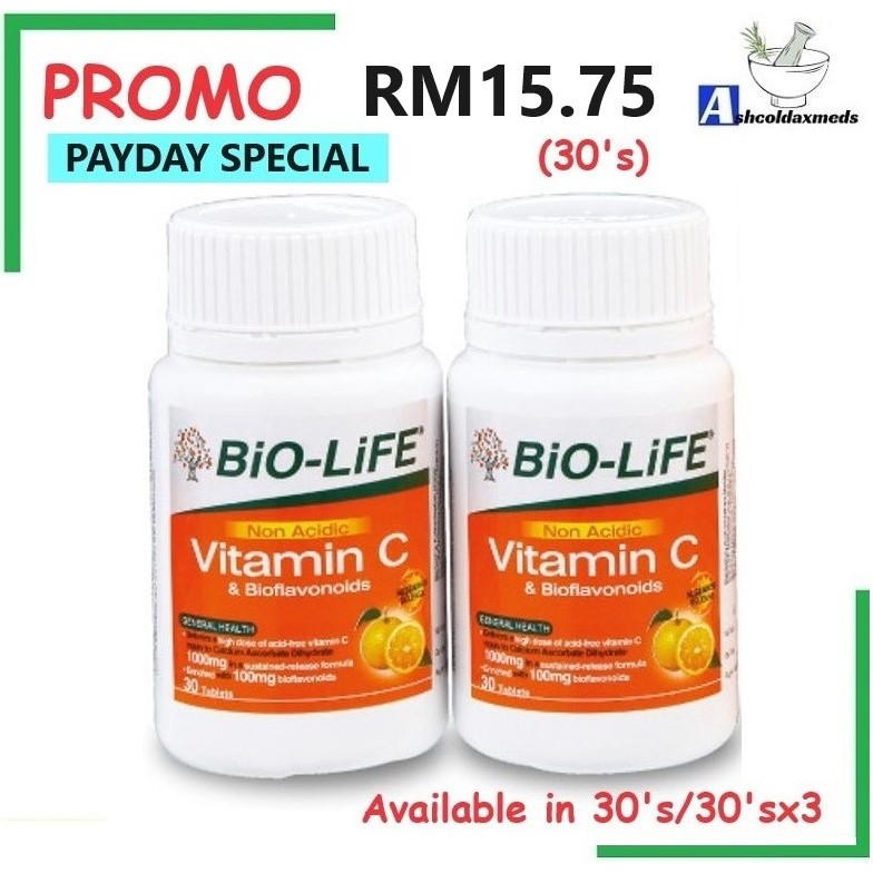 Bio Life Non Acidic Vitamin C Mg Bioflavonoids S Sx Exp