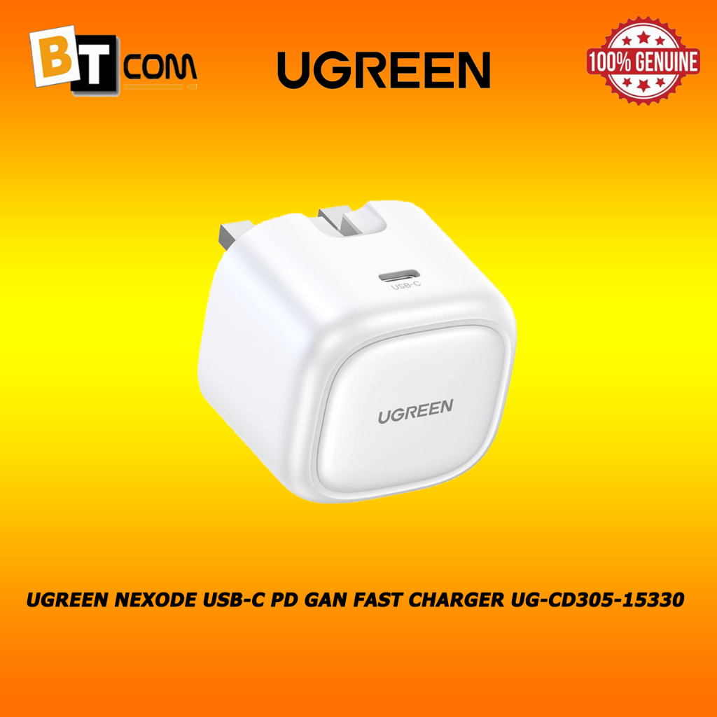 UGREEN NEXODE USB C PD GAN FAST CHARGER UG CD305 15330 Shopee Malaysia