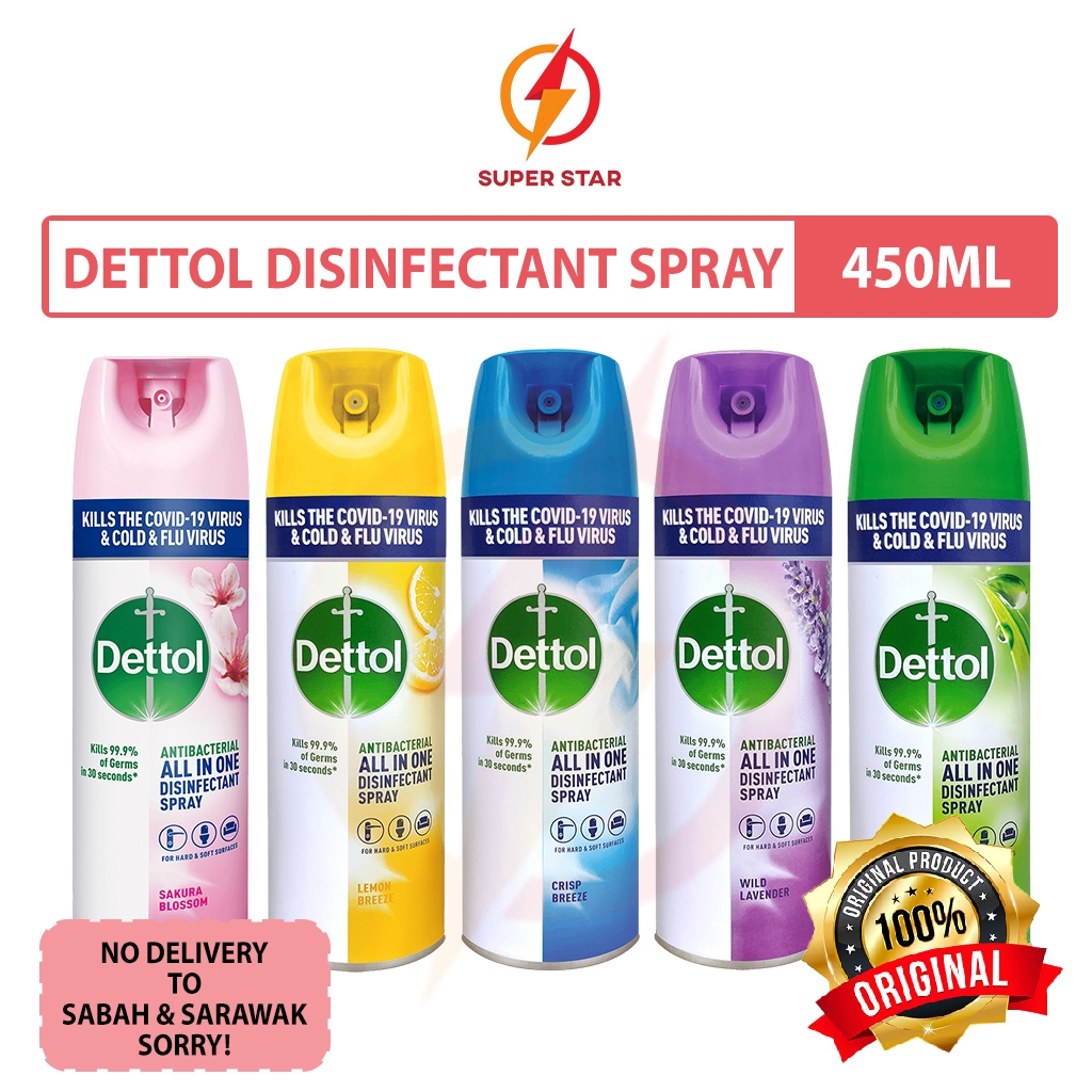 Dettol Disinfectant Spray Ml Crisp Breeze Morning Dew Lemon Breeze