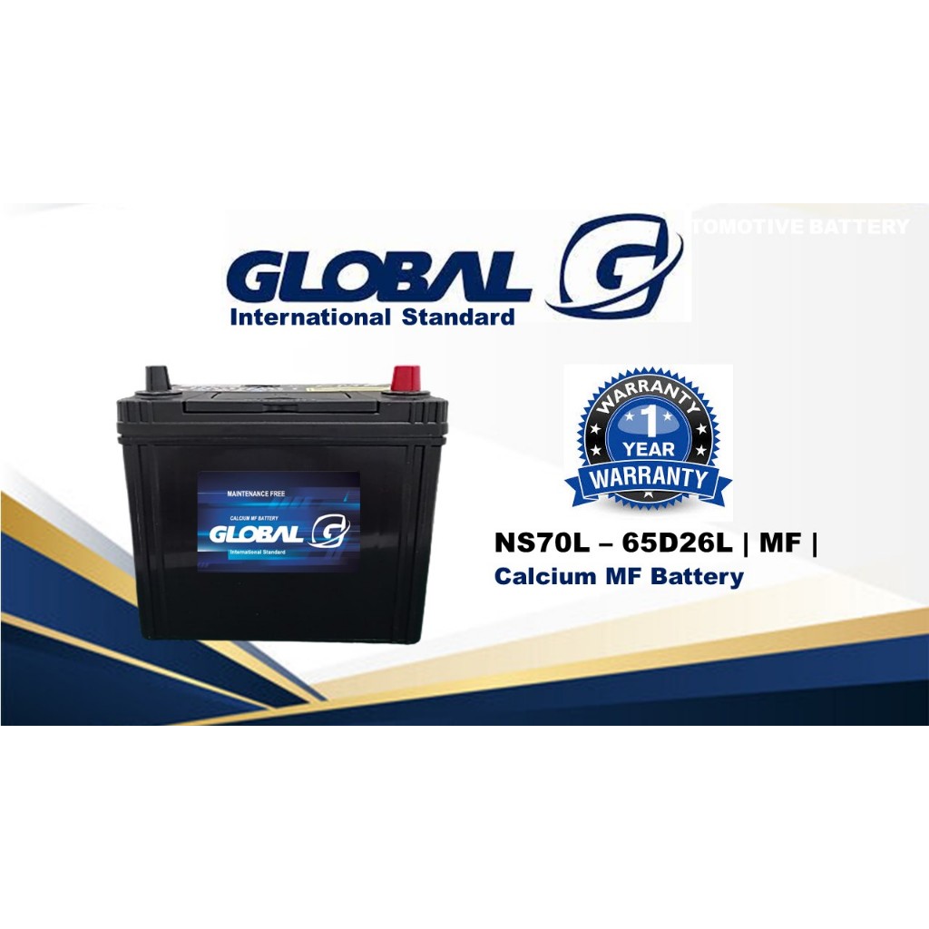 Bateri Kereta Global Ns L D L Maintenance Free Battery For Waja