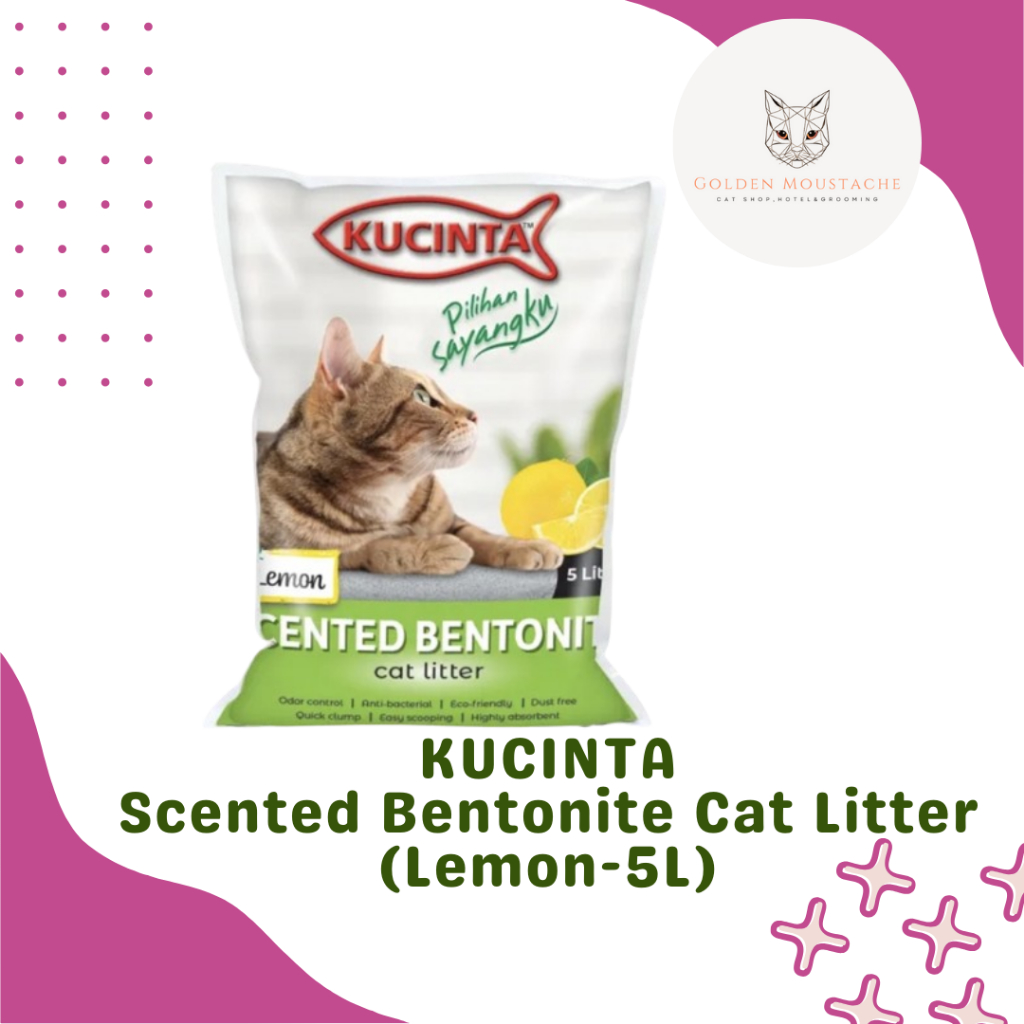 Original Ready Stock Kucinta Scented Bentonite Cat Litter