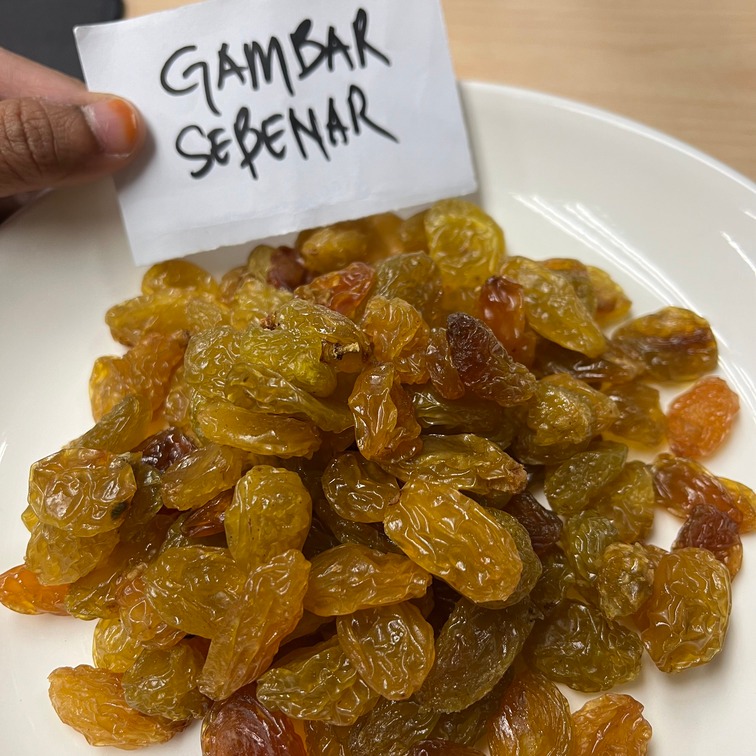 Gram Kg Unsweetened Jumbo Golden Raisin Kismis Kuning Jumbo