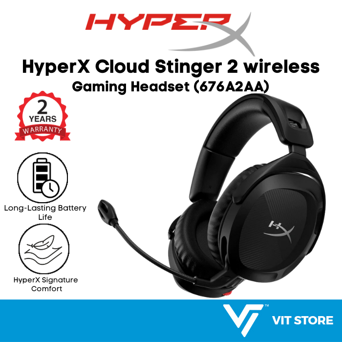 Hyperx Cloud Stinger Wireless Gaming Headset A Aa With Long