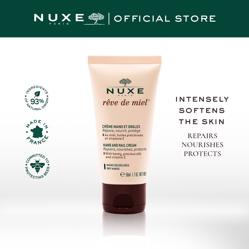 Nuxe Reve De Miel Hand And Nail Cream 50ml Shopee Malaysia