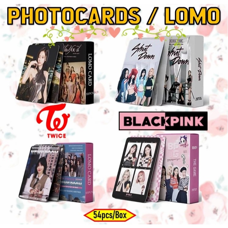 Pcs Box Photocard Bpink Photocard Twice Lomocard Set Kpop