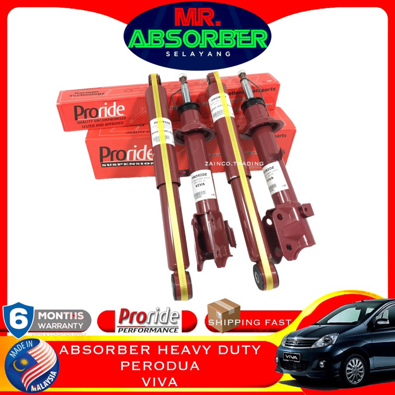 Absorber Proride Heavy Duty Perodua Viva Original Shopee Malaysia