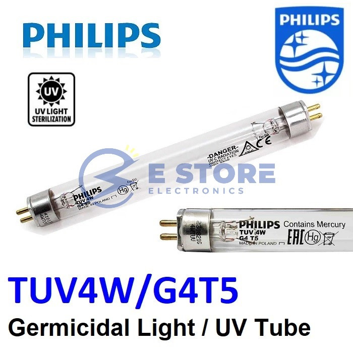 Philips Tuv W G T Uv C Tube Germicidal Fluorescent Light Bulb For