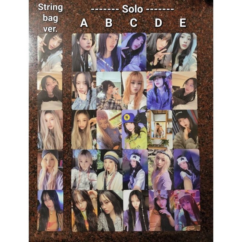 Loose Newjeans Supernatural Bag Album Weverse Ver Photocards Minji