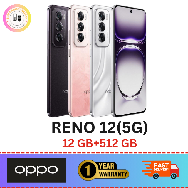 OPPO Reno 12 5G Smartphone 12GB RAM 512GB ROM AI Portrait Expert