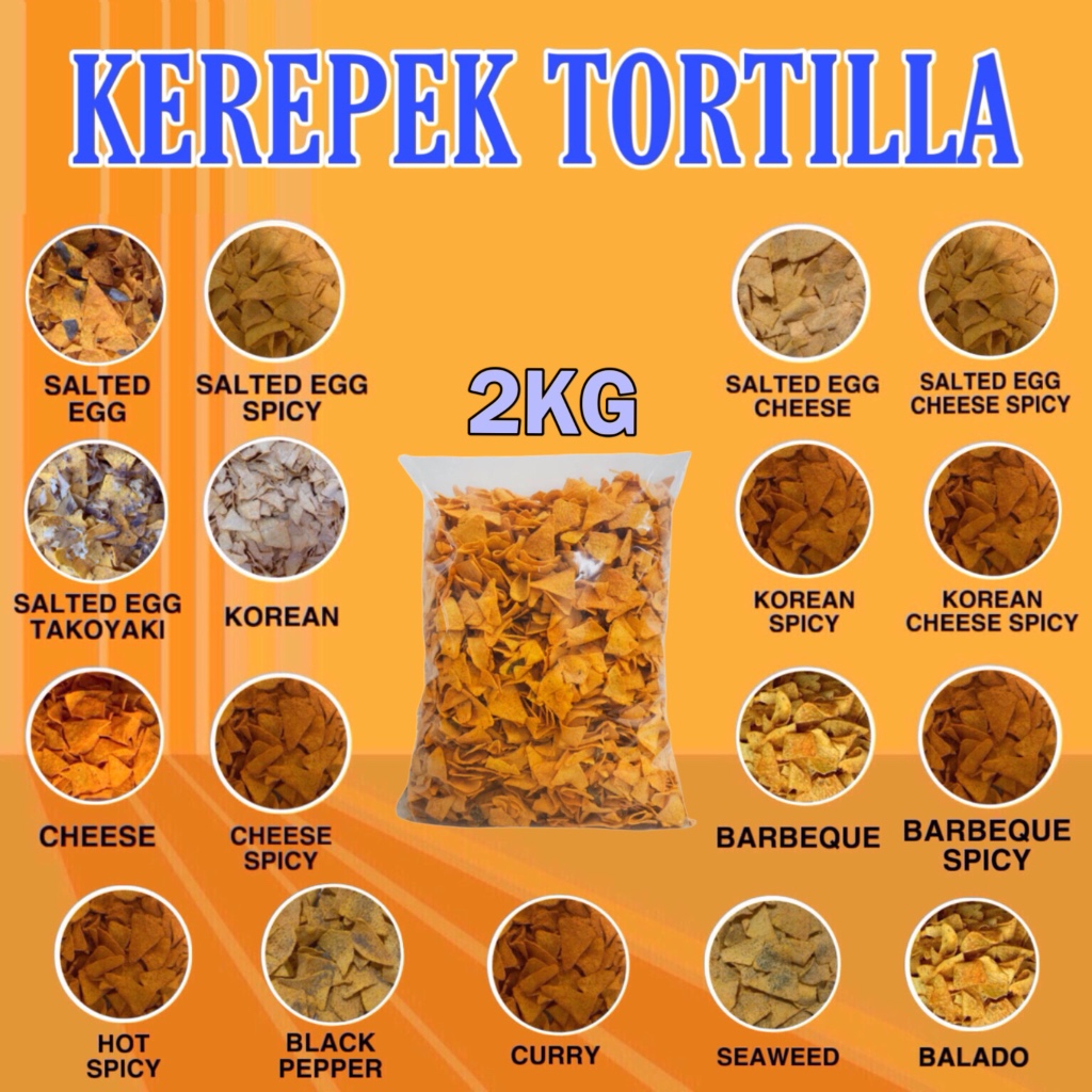 Kerepek Tortilla Nachos Kg Shopee Malaysia