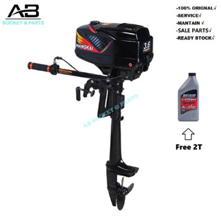 Hangkai Stroke Hp Short Shaft Boat Motor Outboard Ready Stock