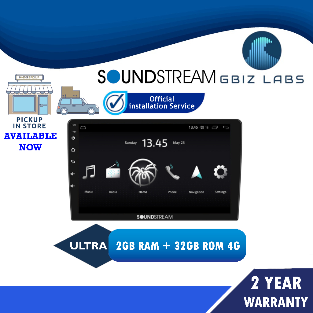 Soundstream Anzuo Ultra Qled Gb Ram Gb Rom G Dsp Car Android