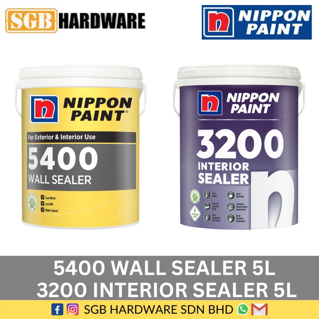 NIPPON VINILEX 5400 WALL SEALER 5L UNDERCOAT 5400 5L INTERIOR