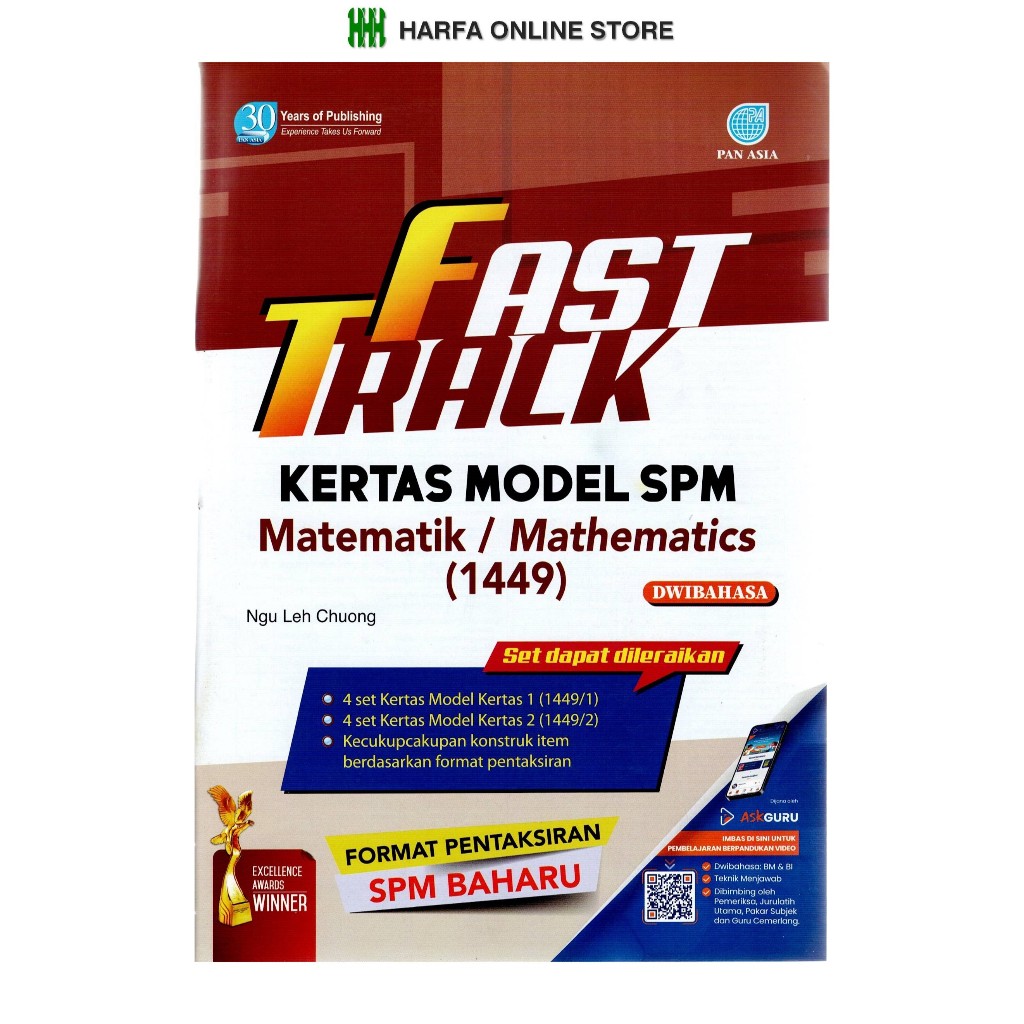 Buku Latihan Fast Track Kertas Model Spm Matematik Mathematics