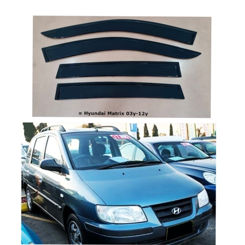 Hyundai Matrix Door Visor Shopee Malaysia