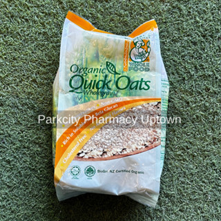 Radiant Whole Food Organic Wholegrain G Quick Oats Rolled Oats