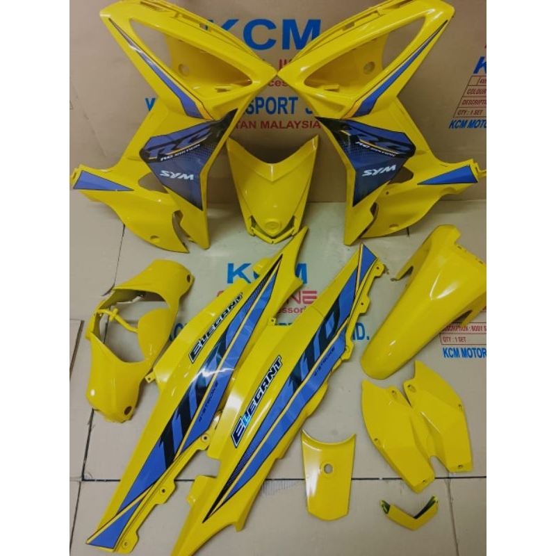 COVERSET HLD SYM SPORT BONUS 115 RC EDITION Siap Tampal Shopee Malaysia