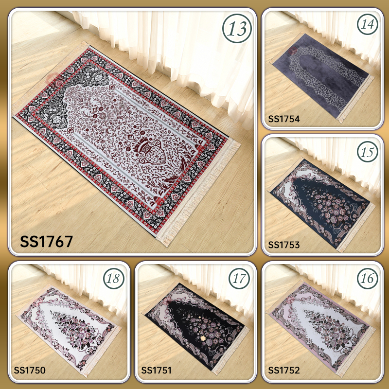 Sejadah Murah Prayer Rug Soft Velvet Sajadah Turkey Kiswah Pintu Kaabah