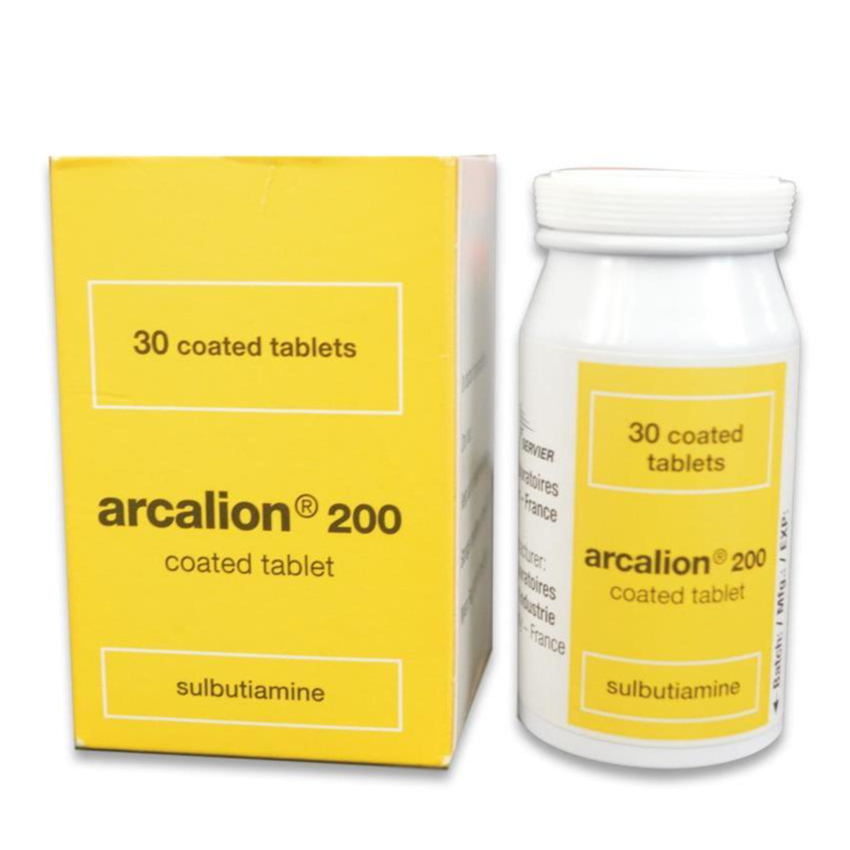 ARCALION 200 Sulbutiamine Tablet 30 S Exp 8 2025 Shopee Malaysia