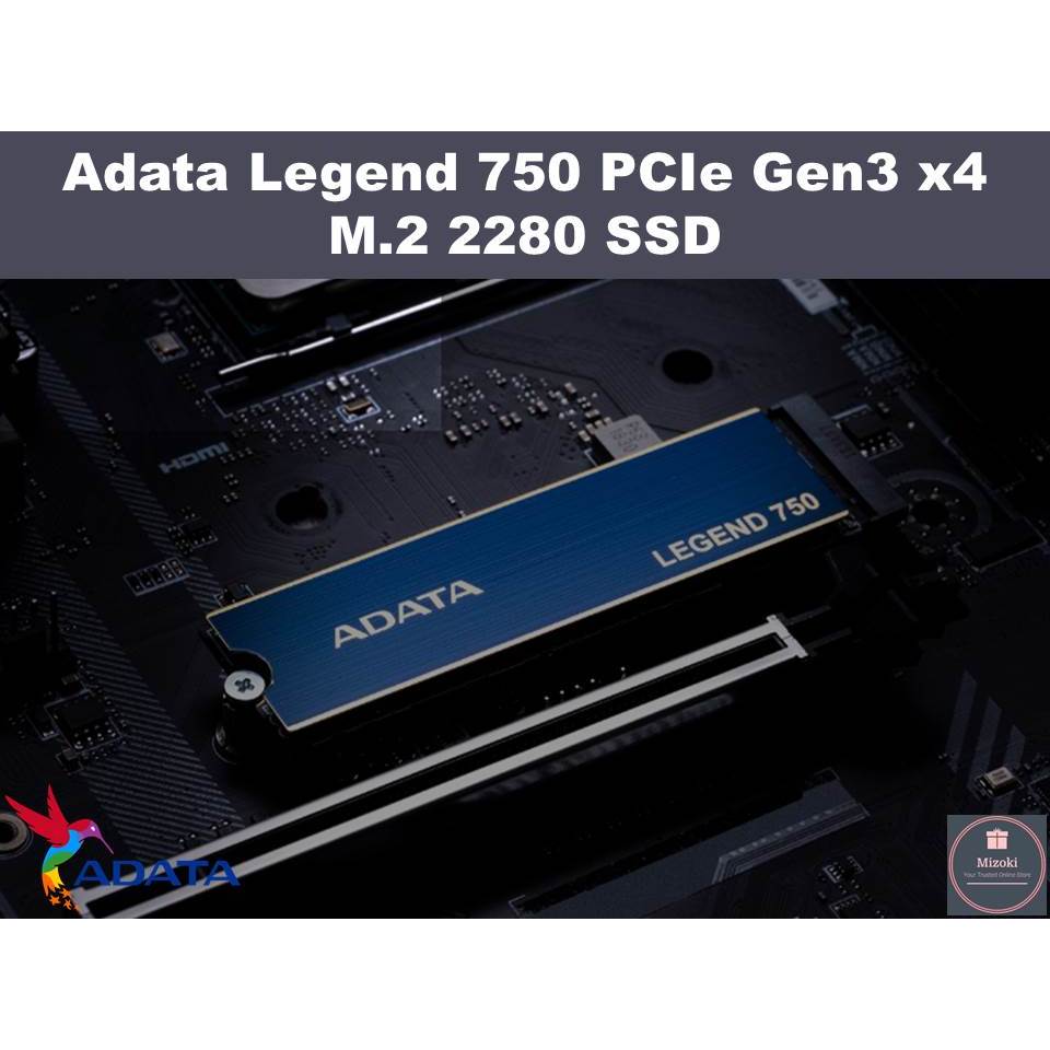 Adata Legend Pcie Gen X M Ssd Shopee Malaysia