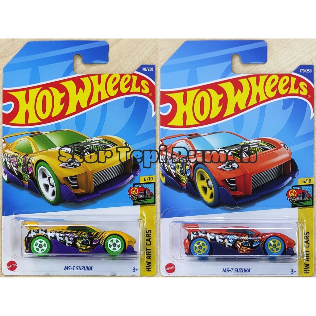 Hot Wheels MS T Suzuka Art Cars Shopee Malaysia