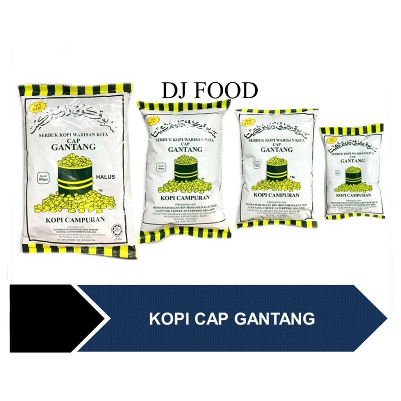 Serbuk Kopi Warisan Kita Cap Gantang Kopi Campuran Halus G G