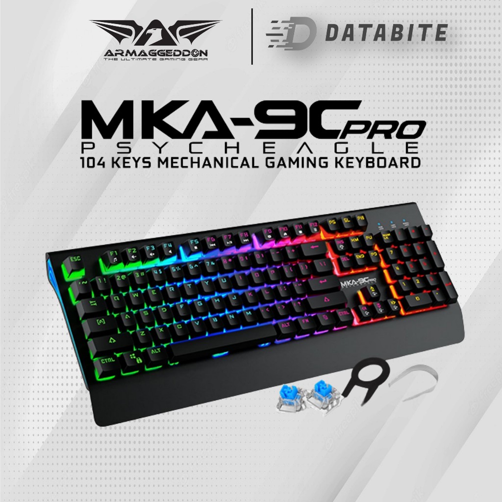 Armaggeddon Mechanical Keyboard Mka C Pro Psycheagle Wired Gaming Rgb