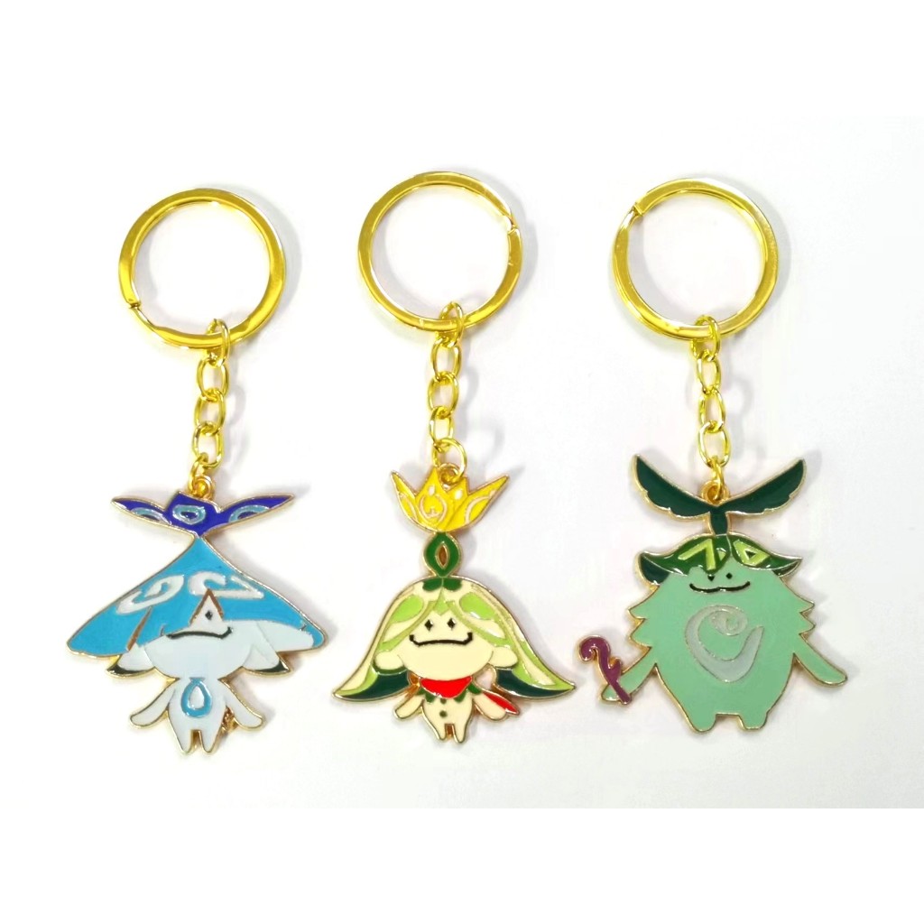 Genshin Impact Aranara Metal Keychain 原神 兰纳罗 钥匙扣 钥匙圈 Shopee Malaysia