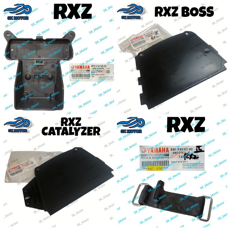 Yamaha RXZ 55F 5PV Original Band Tool Box Cover Lid Spanar Penutup