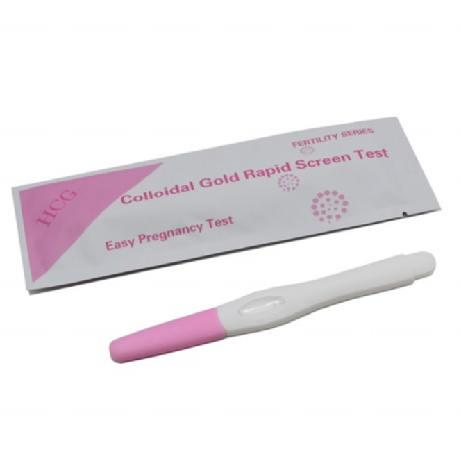 HCG Colloidal Gold Rapid Screen Test Strip Pregnancy Test Stick