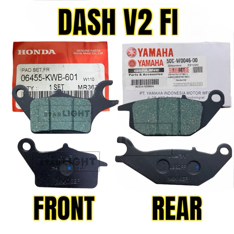 Honda Disc Brake Pad Brake Shoe Rs Rsx Wave Ex Dash Future