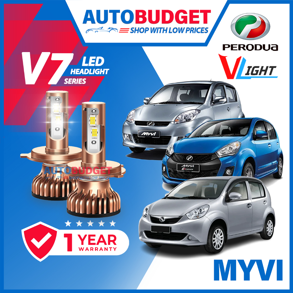 PERODUA Myvi V7 VLight Premium LED Car Headlight Myvi Old Icon Lagi