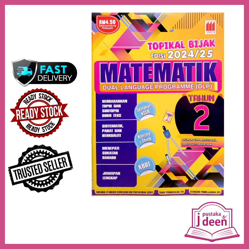 Jdeen Buku Latihan Matematik Tahun Topikal Bijak Edisi