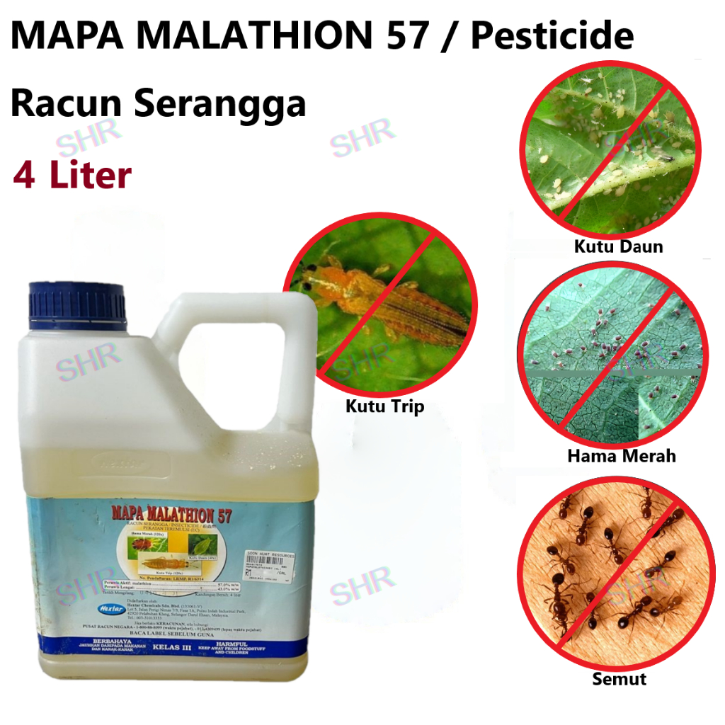 Hextar Mapa Malathion Insecticide Liter Racun Serangga