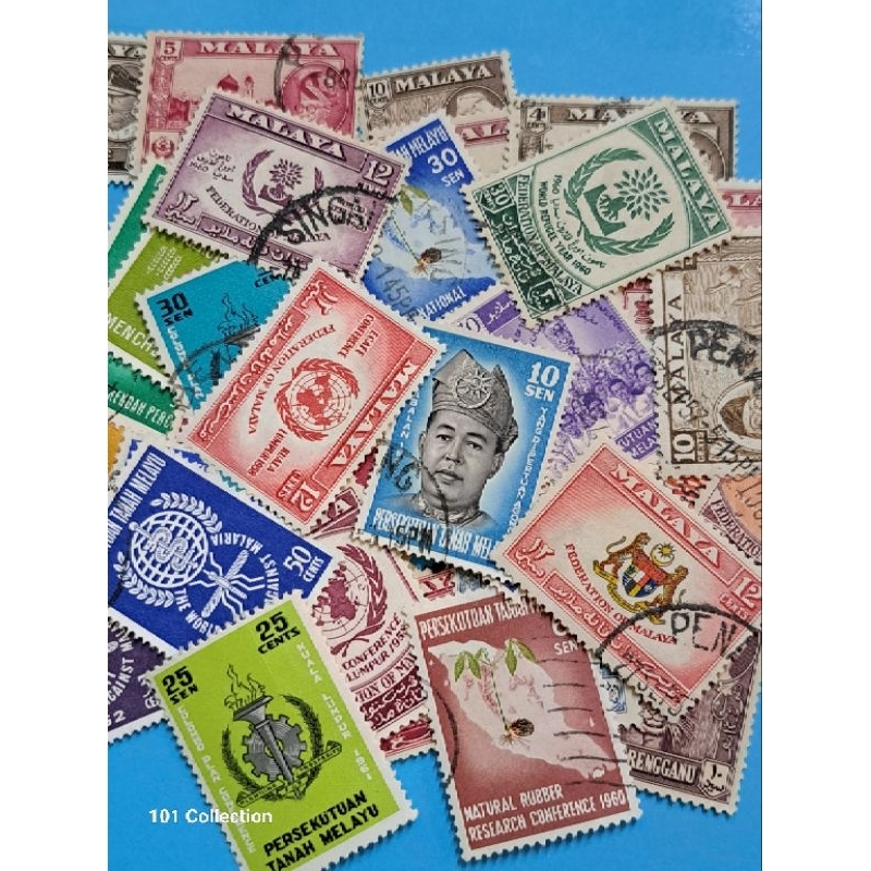 Stamp Collection Malaya Persekutuan Tanah Melayu