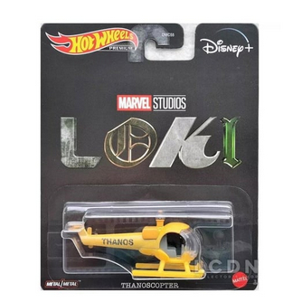 Hot Wheels Premium Marvel Studios Loki Thanoscopter Disney 2022