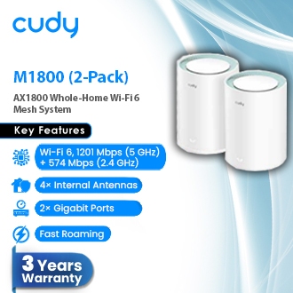 Cudy M Pack Ax Whole Home Mesh Wifi System Shopee Malaysia