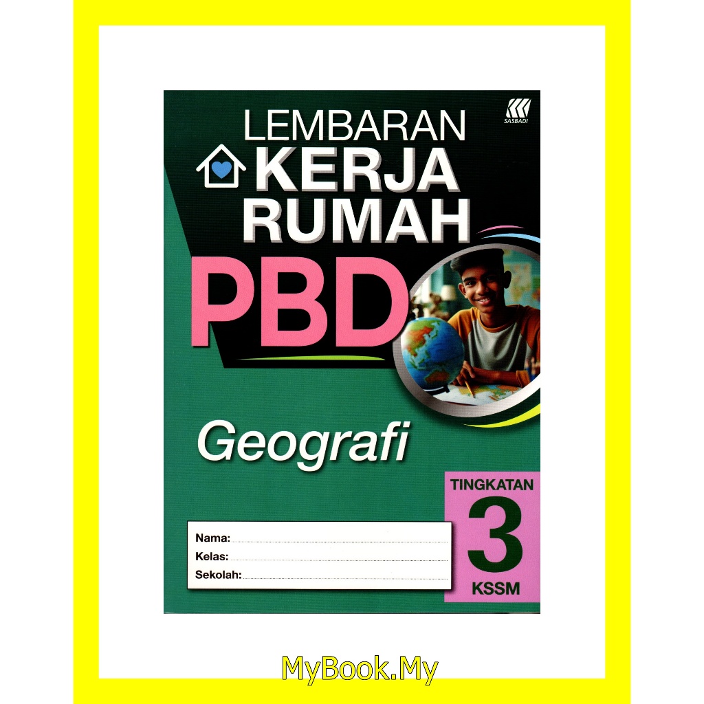 BARU MyB Buku Latihan Geografi Tingkatan 3 Lembaran Kerja Rumah