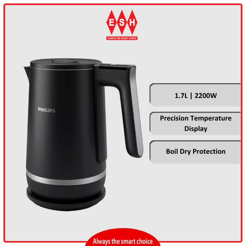 Philips Hd L Series Double Walled Kettle Esh Shopee