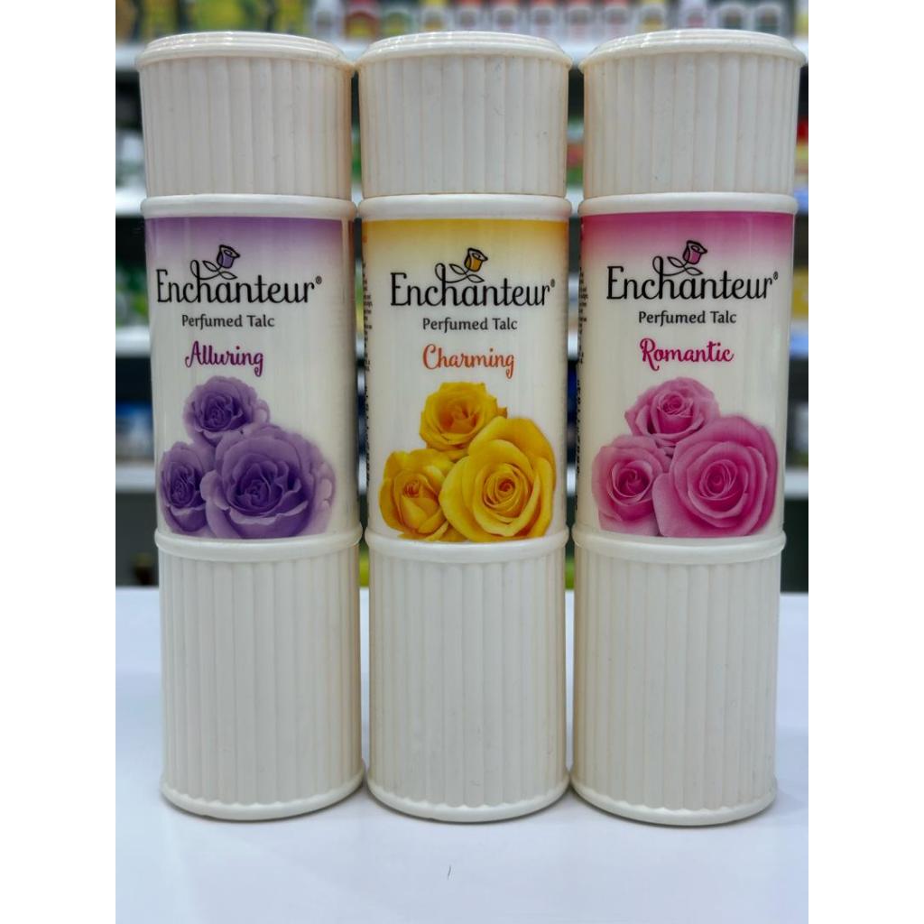 Enchanteur Perfumed Talc 125g Allwing Charming Romantic Shopee Malaysia