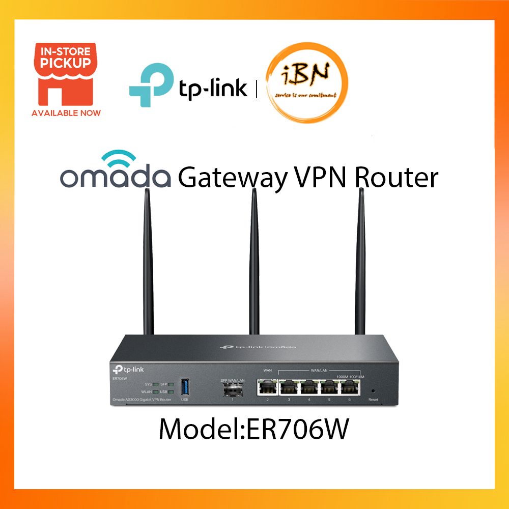 Tp Link Er W Omada Ax Gigabit Vpn Router Ibn Shopee Malaysia