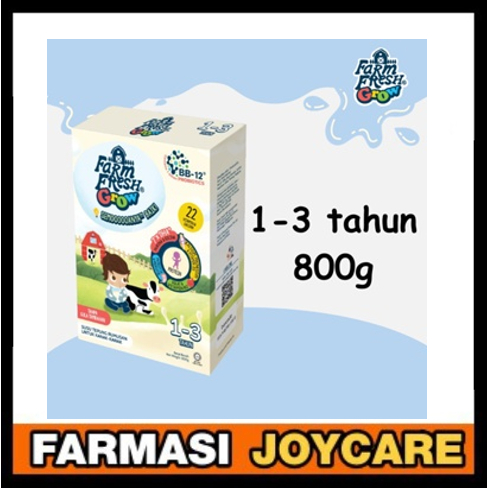 Farm Fresh Grow Milk Powder With Probiotics 1 3YRS Milk Powder 800G