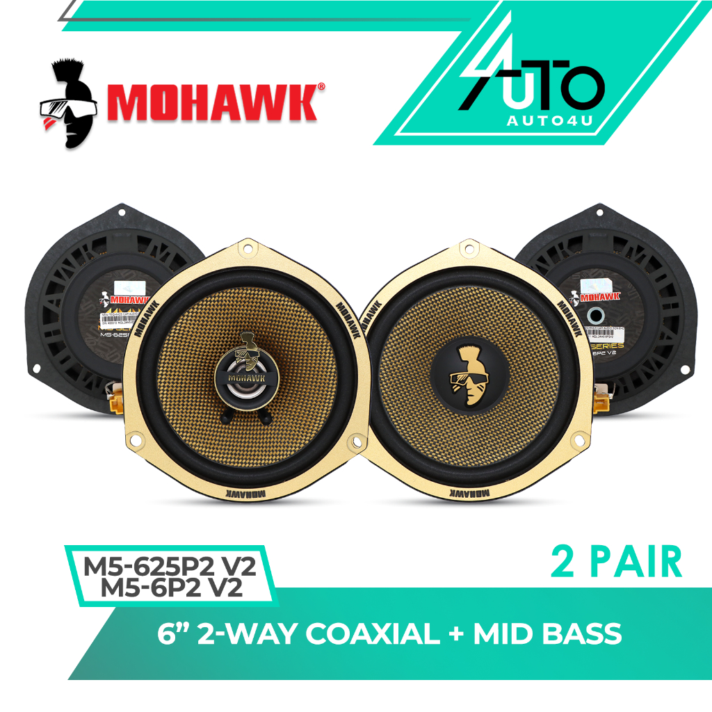 MOHAWK Speaker Plug Play Car Speaker M5 6P2 V2 M5 625P V2 Proton