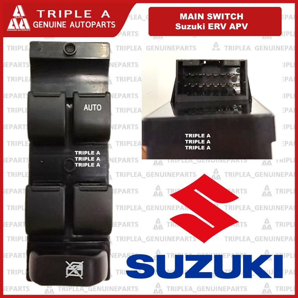 Ready Stock Suzuki Erv Apv Power Window Main Switch Master Driver Side