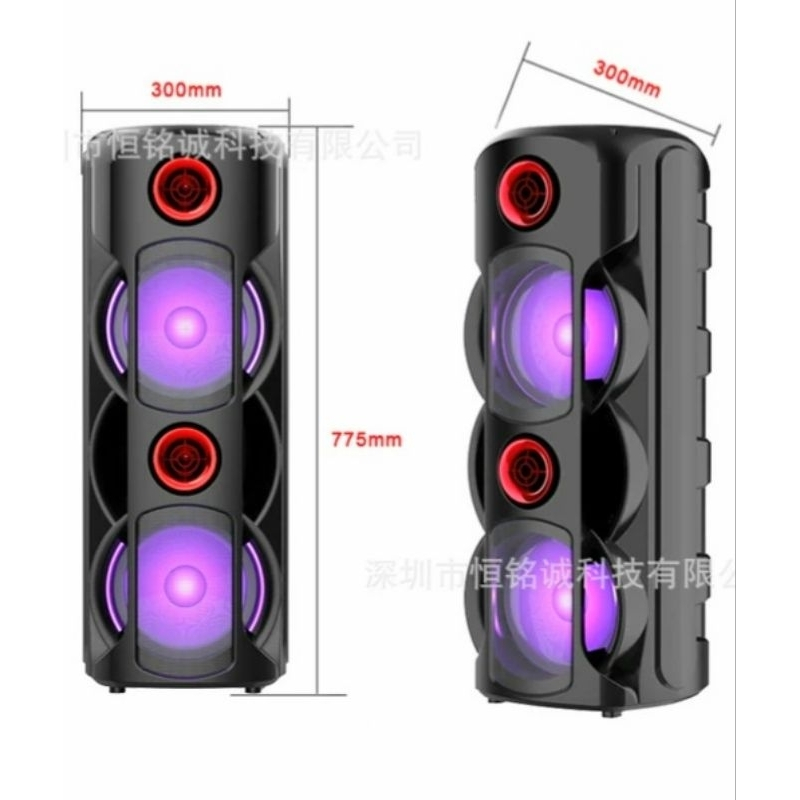 Ready To Stock ZQS 8225 SUPER BASS WIRELESS BLUETOOTH SPEAKER Karaok