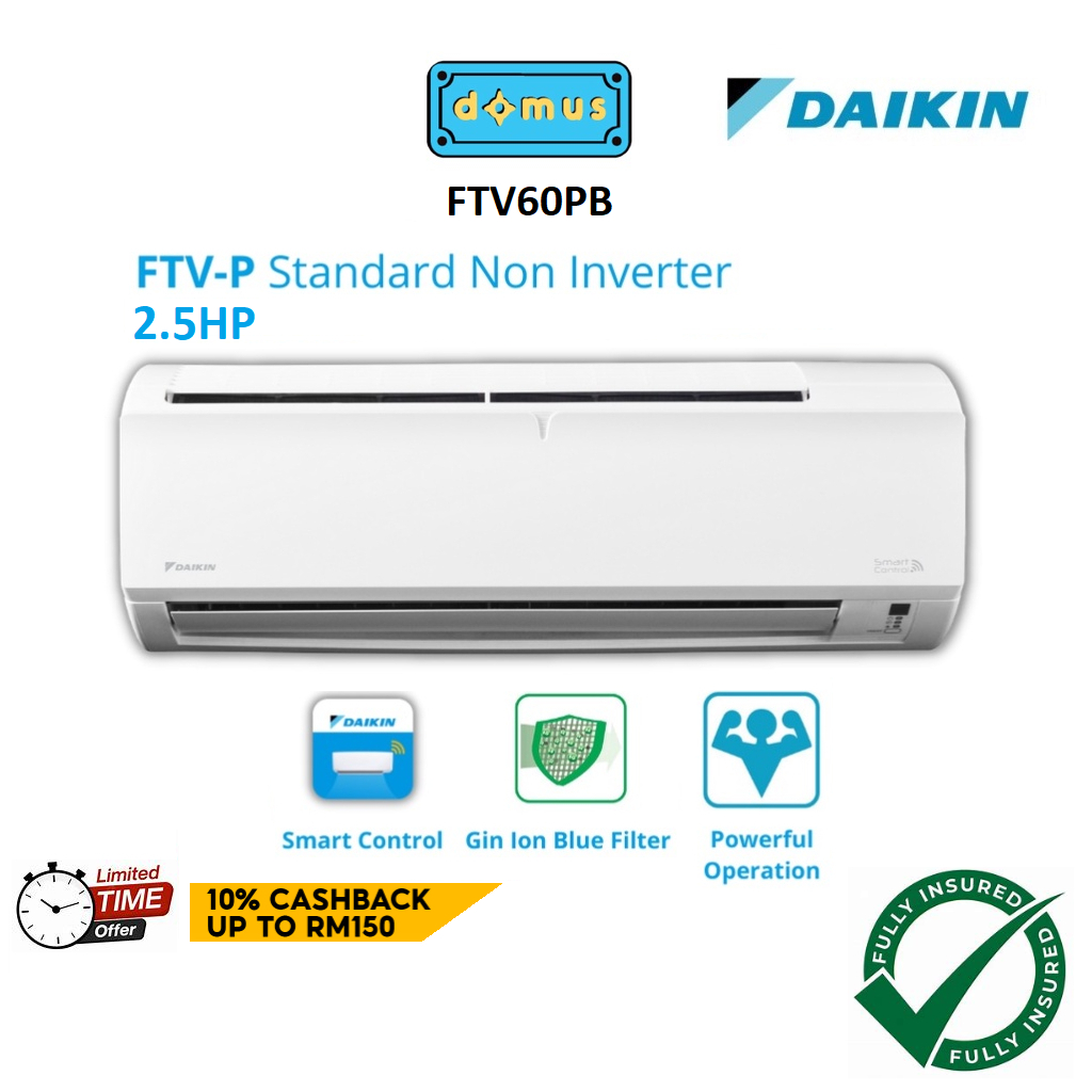 App Control Daikin Air Conditioner Hp Non Inverter Aircond Penghawa