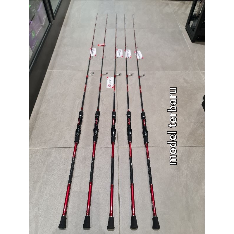 EUPRO RED HUNTER GEN 2 JIGGING SPINNING FISHING ROD SOLID CARBON