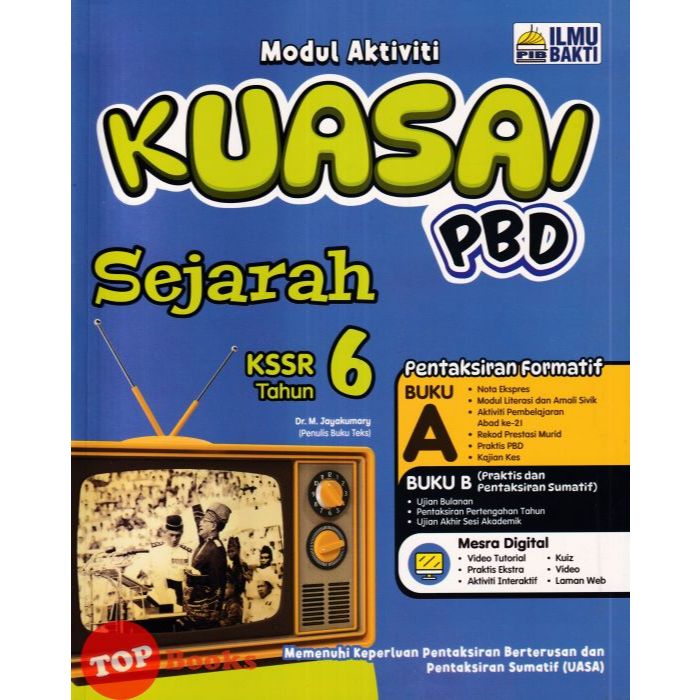 TOPBOOKS Ilmu Bakti Modul Aktiviti Kuasai PBD Sejarah Tahun 6 KSSR