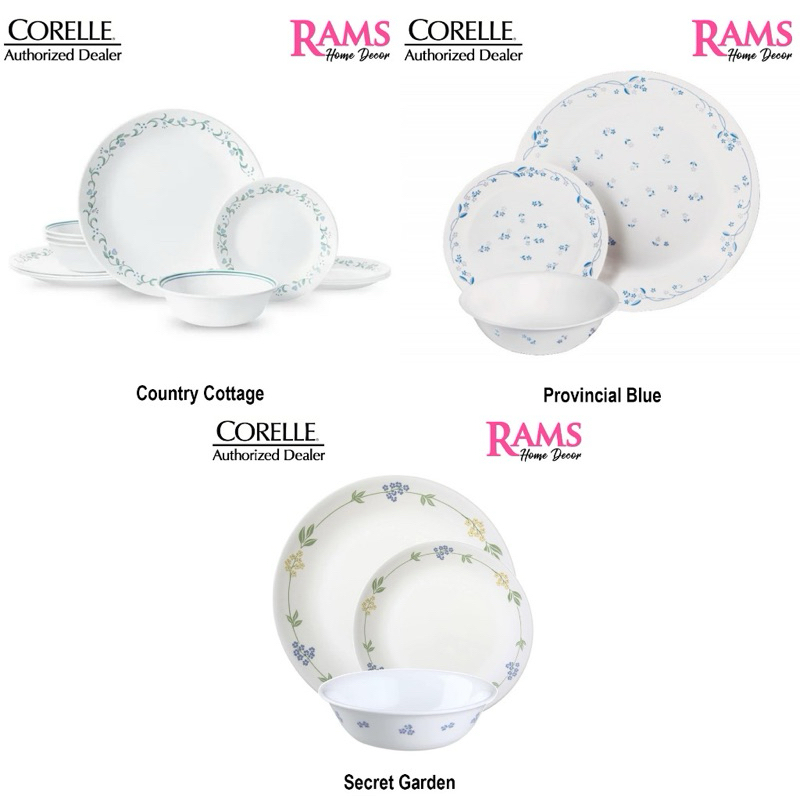 Corelle Pcs Livingware Dinner Set Set Pinggan Country Cottage